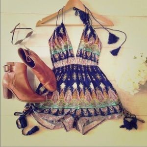 Multicolored romper